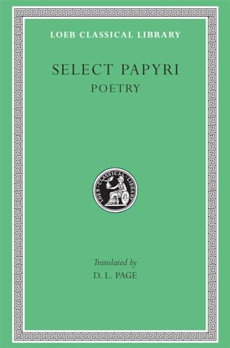 Literary papyri--poetry Cover