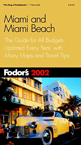 Fodor's Miami and Miami Beach 2002 Cover