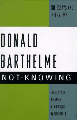 Not-knowing Cover