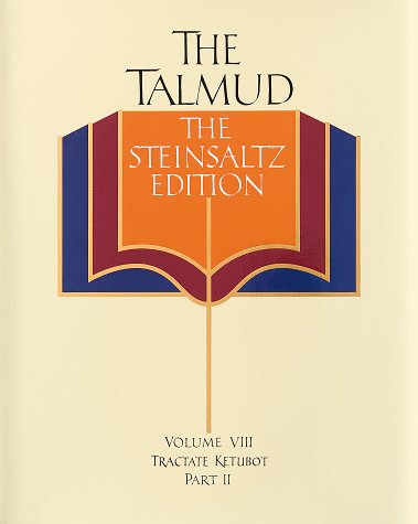 The Talmud vol.8: The Steinsaltz Edition  Cover