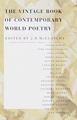 The Vintage book of contemporary world poetry Cover