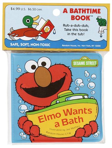Elmo Wants a Bath (Bath Book) Cover