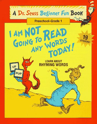 I Am Not Going to Read Any Words Today! Cover