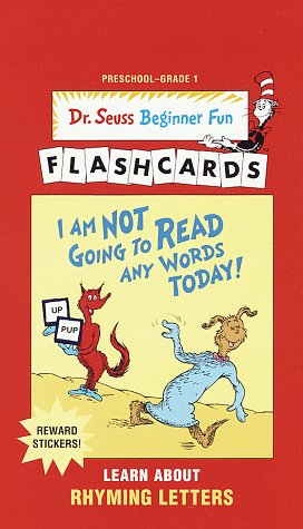 I am Not Going to Read Any Words Today! UPC Edition (Dr. Seuss Beg Fun Flashcrd(TM)) Cover