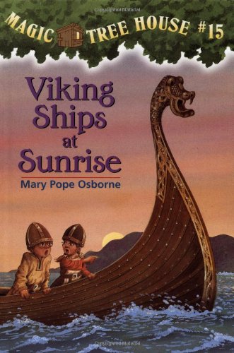 Viking ships at sunrise Cover