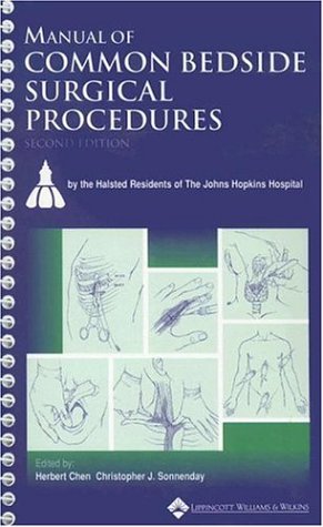 Manual of common bedside surgical procedures. [electronic resource] Cover