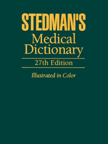 Stedman's medical dictionary. Cover