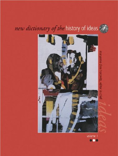 New dictionary of the history of ideas Cover