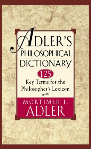 Adler's Philosophical Dictionary Cover