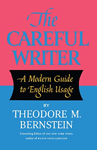 The careful writer Cover