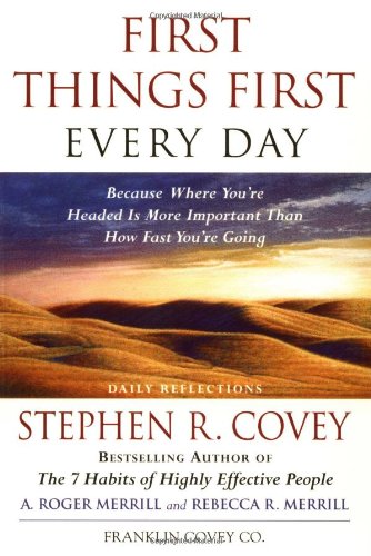 First things first every day Cover