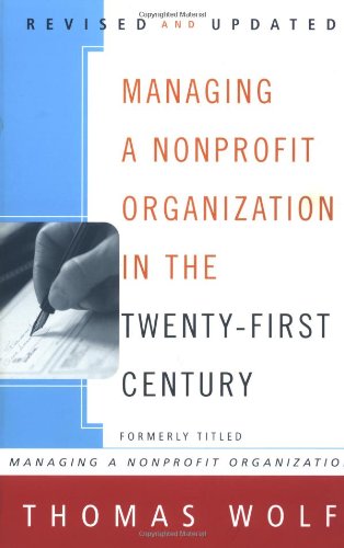 Managing a nonprofit organization in the twenty-first century Cover