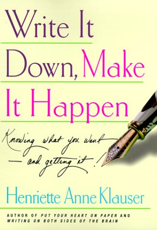 Write It Down Make It Happen Cover