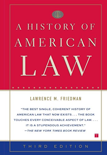 A history of American law Cover