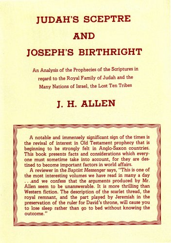 Judah's Sceptre and Joseph's Birthright Cover