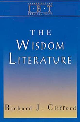 The wisdom literature Cover