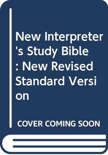 New Interpreter's Study Bible: New Revised Standard Version Cover