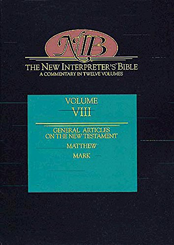 The New Interpreter's Bible Cover