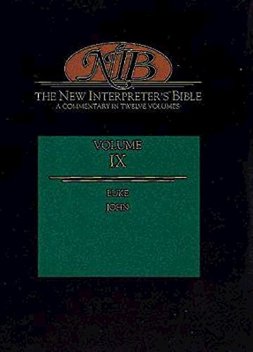New interpreter's Bible. Cover