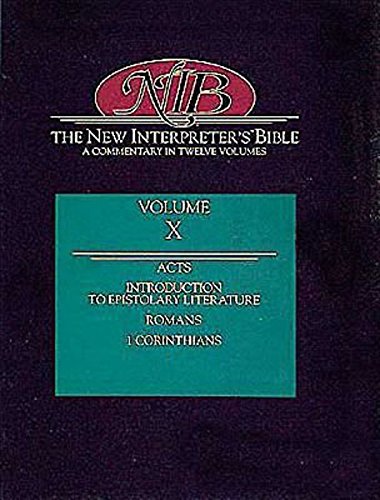 The New interpreter's Bible. Cover