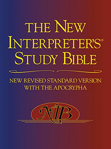 Paperback ed. New Interpreter's Study Bible, NRSV: New Revised Standard Version with Apocrypha Cover
