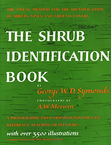 The shrub identification book Cover