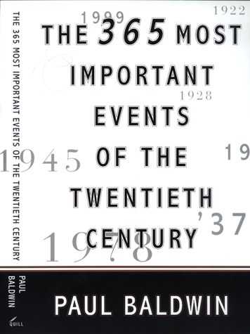 The 365 most important events of the twentieth century Cover