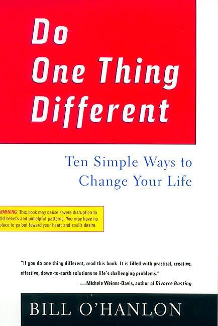 Do one thing different Cover