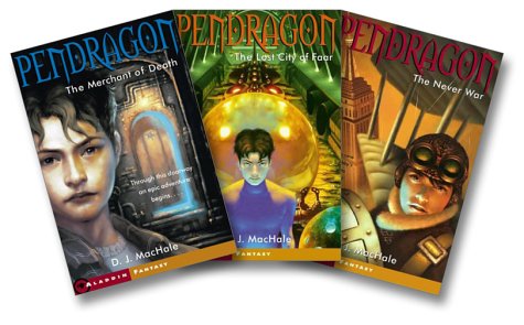 The Pendragon Series (The Merchant of Death, The Lost City of Faar, The Never War and The Pendragon Journal) Cover