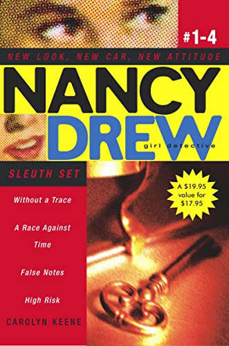 Nancy Drew Girl Detective (Boxed Set): Sleuth Set: Without a Trace; A Race Against Time; False Notes; High Risk Cover