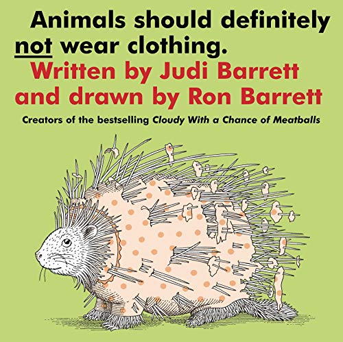 Animals should definitely n̲o̲t̲ wear clothing Cover