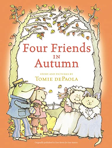 Four friends in autumn Cover