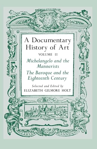 A Documentary History of Art, Vol. 2 Cover