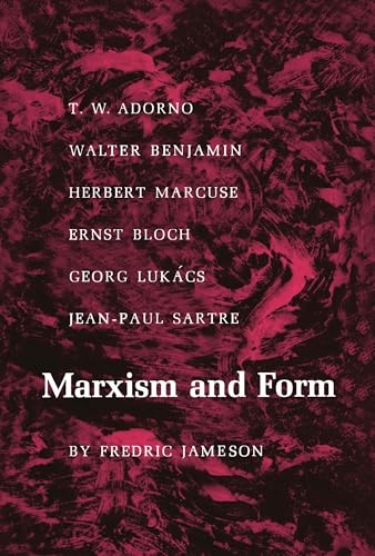 Marxism and form Cover