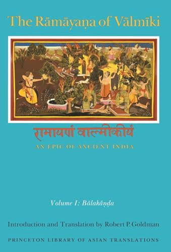 The Ramayana of Valmiki: An Epic of Ancient India, Volume 1 Cover