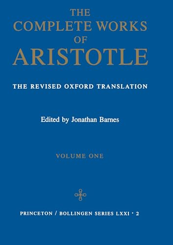Complete Works of Aristotle, Vol. 1 Cover