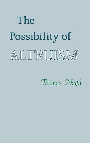The possibility of altruism Cover