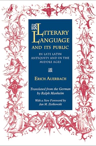Literary language & its public in late Latin antiquity and in the Middle Ages Cover