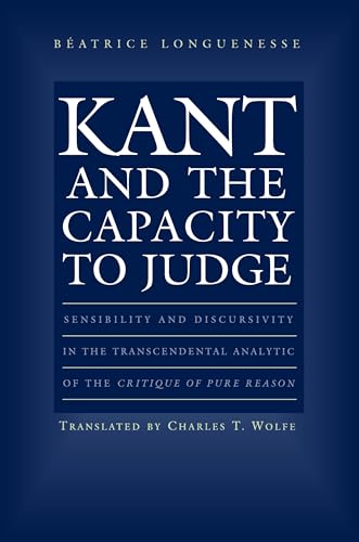 Kant and the capacity to judge Cover