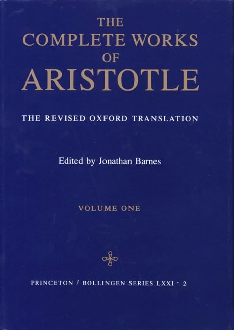 The complete works of Aristotle Cover
