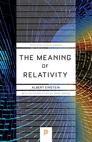 The meaning of relativity Cover