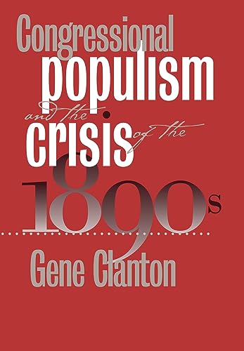 Congressional populism and the crisis of the 1890s Cover