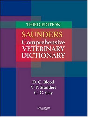 Saunders comprehensive veterinary dictionary Cover