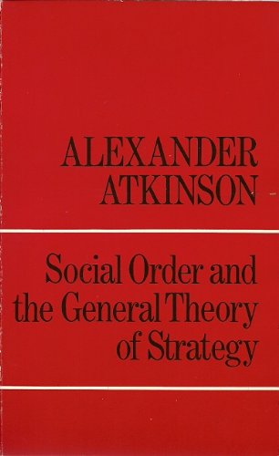 Social order and the general theory of strategy Cover