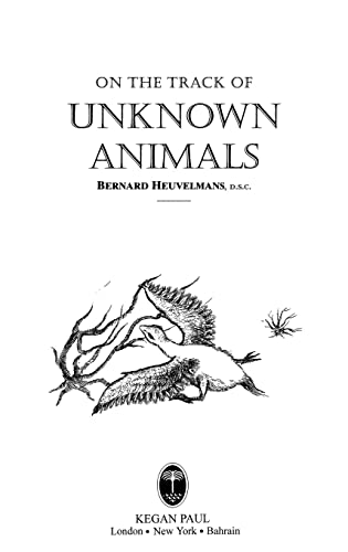 On the track of unknown animals Cover