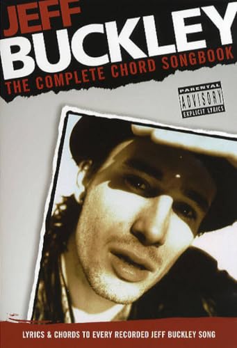 Jeff Buckley Complete Chord Songbook Cover