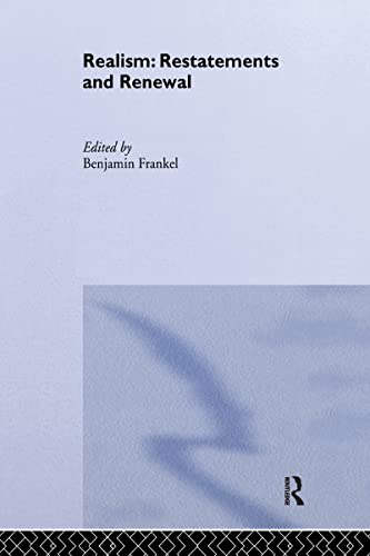 Realism: Restatements and Renewal Cover
