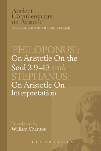 On Aristotle on the Soul 39-13 (Ancient Commentators on Aristotle Series) Cover