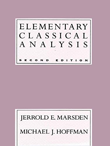 Elementary classical analysis Cover