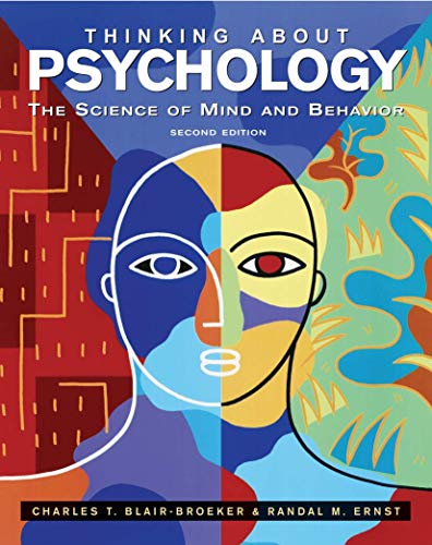 Thinking about psychology Cover